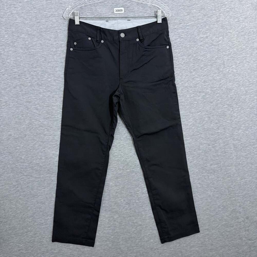 Outlier Men's 31 Black Slim Dungaree Doubleweave Canvas Pants